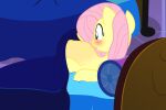  badumsquish bed belly big_belly blue_eyes equid equine female fluttershy_(mlp) friendship_is_magic furniture hair hasbro hi_res horse mammal my_little_pony on_bed pink_hair pony pregnant pregnant_female solo under_covers 