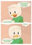  absurd_res anatid anseriform avian bed bedroom bird comic dialogue disney duck ducktales ducktales_(2017) english_text furniture goldie_o&#039;gilt hi_res louie_duck text therita3k 