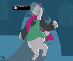  3_toes 6:5 anthro barefoot blep bovid caprine claws clothing deltarune dialogue dialogue_box digitigrade dttart feet goat hi_res male mammal ralsei robe scarf solo text_box toes tongue tongue_out twirling undertale_(series) video_games wide_sleeves 