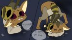  16:9 ambiguous_gender anthro anthro_on_feral arthropod bestiality comic dragonsnakeowo duo feral hi_res hymenopteran insect kobold male_(lore) pinned_to_floor reptile scalie snek_(dragonsnakeowo) wasp widescreen 