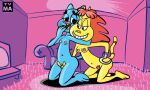  5:3 anthro carpet cartoon_network domestic_cat dr._hutchison duo felid feline felis female female/female handjob inside mammal nickelodeon nicole_watterson nude penile rocko&#039;s_modern_life sex smile the_amazing_world_of_gumball tvma 