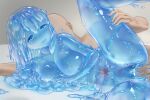  &lt;3 2020 3:2 blue_body bodily_fluids breasts censored cum cum_in_pussy cum_inside cumshot daruzenon duo ejaculation female genital_fluids genitals glistening glistening_body goo_creature goo_humanoid human human_on_humanoid humanoid interspecies male male/female mammal navel not_furry penetration penis pussy sex slime_core smile vaginal vaginal_penetration 