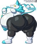  alpha_channel anthro big_breasts big_butt blue_hair breasts butt deltarune dialogue english_text felid feline female hair hi_res huge_breasts huge_butt huge_hips huge_thighs hyper hyper_breasts hyper_butt hyper_hips hyper_thighs impaledwolf machine mammal nipples rear_view robot solo tasque_manager text thick_thighs undertale_(series) video_games whip wide_hips 