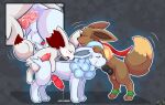  anal anal_penetration arkoh balls blush bodily_fluids butt cum cum_in_ass cum_in_mouth cum_inside cum_pool cum_while_penetrated double_penetration eevee eeveelution fellatio fennekin feral feral_on_feral genital_fluids genitals group group_sex hi_res jolteon knot male male/male male_penetrated male_penetrating male_penetrating_male nintendo oral oral_penetration penetration penile penis pok&eacute;mon pok&eacute;mon_(species) sex spitroast threesome video_games weiss_(darkfox49) 