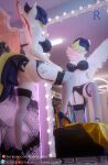  3d_(artwork) anthro anthrofied big_breasts big_butt bra breasts butt clothed clothing digital_media_(artwork) equid equine female friendship_is_magic garter_belt garter_straps hasbro hi_res mammal my_little_pony my_little_pony:_the_movie_(2017) panties pegasus rinny solo songbird_serenade_(mlp) step_pose thong underwear wings 