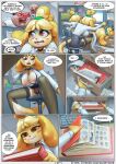  aggressive_retsuko animal_crossing anthro areola big_breasts bottomwear breasts canid canine canis clothing comic director_ton domestic_dog domestic_pig down_blouse english_text female hi_res high_heels inverted_nipples isabelle_(animal_crossing) legwear lingerie male mammal nintendo nipple_slip nipples office olexey_oleg puffy_areola puffy_nipples sanrio skirt slip solo stockings suid suina sus_(pig) text translucent upskirt video_games 