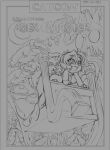  breasts copyright female feral furniture group humanoid little_nemo:_adventures_in_slumberland male male/female mitsuko_(spacescape) monochrome parody sketch smile urielmanx7 video_games 