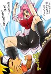  haruno_sakura naruto penis pink_hair sunahara_wataru tongue translation_request trfsjyrsytj uzumaki_naruto 