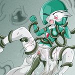  cute gardevoir green_hair lowres octopus penetration pokemon red_eyes spread_legs tangrowth tentacle uranoyoru 