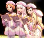  4girls chrono_crusade moriyama_daisuke multiple_girls music singing 