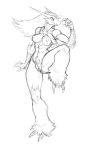  2018 anthro avian blaziken breasts claws female fur guoh muscular muscular_female nintendo nipples nude pok&eacute;mon pok&eacute;mon_(species) pubes pussy simple_background smile solo talons thick_thighs video_games 