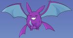  anatomically_correct anatomically_correct_genitalia bodily_fluids chiropteran crobat dripping feral feralsoren fluffy fur genital_fluids genitals gradient_penis male mammal nintendo penis pok&eacute;mon pok&eacute;mon_(species) precum precum_drip purple_body purple_fur solo video_games wings 