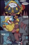  amber_(fuf) anal anal_penetration comic female fennekin fuf group group_sex hi_res knot lucario male male/female nintendo penetration pok&eacute;mon pok&eacute;mon_(species) sex threesome vaginal vaginal_penetration video_games zoroark 