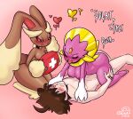  &lt;3 &lt;3_eyes absurd_res ambiguous_penetration anthro being_watched bodily_fluids breasts cobatsart cowgirl_position cum cum_inside dominant dominant_female female first_aid_kit from_front_position genital_fluids group hand_tattoo hi_res human interspecies lagomorph looking_at_another lopunny male male/female mammal medical_instrument mustelid nintendo nipples nude on_bottom on_top orgasm penetration pok&eacute;mon pok&eacute;mon_(species) pok&eacute;philia scientific_instrument sex shiny_pok&eacute;mon spiral_eyes tattoo tongue tongue_out video_games weavile 