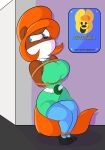 absurd_res anthro bdsm bondage bound breasts english_text female gag hanna-barbera hi_res mammal penny_squirrel restraints rodent rope rope_bondage sciurid secret_squirrel_show sign solo standing tempson text thick_thighs 