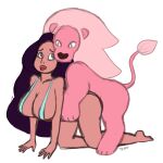  animated bestiality big_breasts breasts cartoon_network duo felid female female_on_feral feral feral_penetrating feral_penetrating_human fur human human_on_feral human_penetrated humanoid interspecies lion lion_(steven_universe) male male/female male_on_human mammal pantherine penetration pink_body pink_fur sex steven_universe stevonnie unknown_artist 
