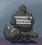  2020 4_toes 5_fingers absurd_res alligator alligatorid alphax10 anthro bad_end clothing crocodilian crouching darkmor digital_drawing_(artwork) digital_media_(artwork) english_text faceless feet fingers glistening glistening_body hi_res holding_object holding_sign latex_skin male marvol meme null null_bulge nullification overweight overweight_anthro overweight_male photo reptile rubber rubber_clothing rubber_suit scalie sign simple_background smile solo submissive submissive_male text toes transformation 