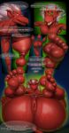  2021 3_toes absurd_res anthro anus balls big_butt big_feet bodily_fluids brooklyn_(gargoyles) butt dialogue digital_media_(artwork) disney english_text feet foot_focus gargoyle gargoyles genitals growth hair hi_res homophobic_slur humanoid_feet humanoid_genitalia justmegabenewell magic male mind_control muscle_growth muscular_thighs plantigrade solo speech_bubble spiral_eyes sweat text toes transformation 