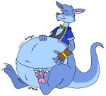  alpha_channel anthro belly big_belly canid canine canis dragovian15 drew drew_wolfaroo feast horseren hybrid kangaroo macropod male mammal marsupial obese organs overweight relaxing sitting solo stomach stuffing thegreatallosaur wolf wolfaroo 