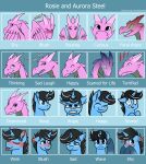  absurd_res blush boop dragon emote emote_set equid equine fan_character feral happy hasbro hi_res horse mammal my_little_pony one_eye_closed pony sad shy wave wink 