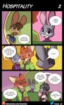 &lt;3 2021 anthro brown_eyes canid canine clothed clothing comic disney english_text eyes_closed fan_character female fox green_eyes group hair hair_over_eye half-closed_eyes hi_res judy_hopps kissing_cheek lagomorph leporid male male/female mammal narrowed_eyes nick_wilde one_eye_obstructed open_mouth purple_eyes rabbit siroc speech_bubble teeth text tongue yellow_eyes zootopia 