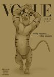  absurd_res anthro cover disney felid hi_res magazine_cover male mammal mostly_nude pantherine prim0rdia solo tiger tigger vogue_(magazine) winnie_the_pooh_(franchise) 