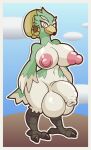  animal_humanoid anthro areola avian avian_humanoid balls big_areola big_balls big_breasts big_nipples big_penis border breasts breath_of_the_wild ear_piercing ear_ring feathers flaccid foreskin genitals green_body green_feathers gynomorph hi_res huge_balls huge_breasts huge_penis humanoid hyper hyper_balls hyper_breasts hyper_genitalia hyper_penis intersex looking_at_viewer navel nintendo nipples nude penis piercing rito simple_background smile solo the_legend_of_zelda thick_foreskin thick_thighs thisnameistaken video_games white_border wide_hips yellow_eyes 
