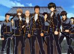  gintama hijikata_toushirou kondou_isao male okita_sougo screening shinsengumi yamazaki_sagaru 