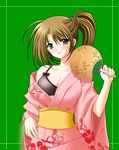  bra nishimata_aoi open_shirt tagme yukata 