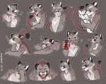  ... 2019 5_fingers angiewolf angry anthro biped black_fur black_tail blep can claws digital_media_(artwork) dipstick_tail english_text eyes_closed facepalm fangs felid fur grey_background grey_fur grey_tail grey_theme holding_object hug laugh male mammal multicolored_fur multicolored_tail nude open_mouth pantherine pink_nose pink_tongue simple_background sleeping smile snow_leopard solo sound_effects teeth text tired tongue tongue_out two_tone_tail waving white_claws white_fur yellow_eyes zzz 