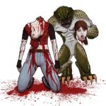 blood breasts claire_redfield decapitated guro head resident_evil tears uncensored zombie 
