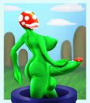  anthro balls big_balls big_breasts big_butt big_penis breasts butt corinoch_(artist) elemental_creature flora_fauna genitals green_body gynomorph hand_on_penis hi_res huge_balls huge_penis hyper hyper_balls hyper_genitalia hyper_penis intersex lips mario_bros nintendo penis piranha_plant plant presenting presenting_hindquarters solo thick_lips vein veiny_penis video_games 