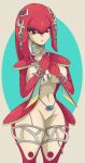  absurd_res anthro big_breasts bracelet breasts breath_of_the_wild choker female gills hi_res jewelry looking_at_viewer marine mipha necklace nintendo solo sonson-sensei the_legend_of_zelda video_games wide_hips zora 