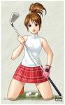  azasuke ball clap_hanz golf_ball golf_club highres hot_shots_golf minna_no_golf nanako_(hot_shots_golf) nanako_(minna_no_golf) 