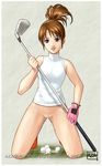  azasuke ball clap_hanz golf_ball golf_club highres hot_shots_golf minna_no_golf nanako_(hot_shots_golf) nanako_(minna_no_golf) uncensored 