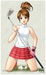  azasuke ball clap_hanz golf_ball golf_club highres hot_shots_golf minna_no_golf nanako_(hot_shots_golf) nanako_(minna_no_golf) 