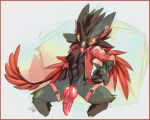  2021 4_ears anthro avali avian capcom catto_(artist) erection feathers flying_wyvern fur genitals hybrid knot looking_at_viewer male monster_hunter multi_ear nargacuga penis presenting presenting_penis solo spread_legs spreading video_games 