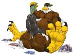  2016 4_toes 5_fingers accipitrid accipitriform after_vore anisodactyl anthro anthro_pred aroused artist_name avian backwards_hat bald_eagle ball_bulge balls beak belly biceps big_balls big_belly big_penis biped bird bird_feet black_claws black_eyebrows black_eyes black_glans black_penis bodily_fluids bone bottomwear brown_balls brown_body brown_feathers camo camo_clothing camo_hat camo_headgear camo_headwear camo_print claws clothing cock_vore cum cum_covered cum_drip cum_on_balls cum_on_ground cum_on_leg cum_on_penis cum_on_stomach dated death digital_media_(artwork) digitigrade discarded_clothing dripping eagle erection evil_grin eyebrows fatal_vore feathers feet fingers footwear front_view genital_fluids genitals glans grin hat hat_only headgear headgear_only headwear headwear_only holding_clothing holding_object huge_balls huge_penis humanoid_genitalia humanoid_penis hyper hyper_balls hyper_genitalia hyper_penis major_de_la_vie male male_pred messy mostly_nude multicolored_body multicolored_feathers musclegut muscular muscular_anthro muscular_male naughty_face non-mammal_balls overweight overweight_anthro overweight_male pattern_clothing pattern_hat pattern_headgear pattern_headwear pecs penile penis scuted_arms scutes sea_eagle shaded sharp_teeth shirt shorts signature simple_background sitting skull smile socks soft_vore solo spread_legs spreading takesu talons teeth toe_claws toes topwear triceps two_tone_body two_tone_feathers unseen_character vore watermark white_background white_body white_feathers yellow_beak yellow_sclera 