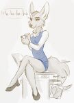  aggressive_retsuko anthro anus canid canine clothed clothing crossed_legs female fennec fenneko fox genitals hi_res high_heels looking_down mammal no_underwear photocopier photocopying_butt pussy ruth66 sanrio simple_background smile solo text upskirt 