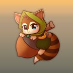  acorn anthro dota female food fruit hi_res hoodwink_(dota) koufun mammal nut_(fruit) plant rodent sciurid solo video_games 