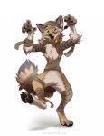  2021 4_toes 5_fingers anthro canid canine clothed clothing collar digital_media_(artwork) feet fingers fox fur hi_res koul male mammal open_mouth simple_background smile solo teeth toes tongue white_background 