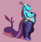  anthro aranon_&quot;twilight&quot;_goldclaw bedroom_eyes chubby-shark clothing digitigrade dragon fur furgonomics furred_dragon furry-specific_piercing gaytor girly lingerie looking_at_viewer male narrowed_eyes obese overweight piercing seductive solo 