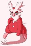  blush bodily_fluids delibird female feral genital_fluids genitals grinding hi_res humping masturbation nintendo nulloffset pok&eacute;mon pok&eacute;mon_(species) pussy pussy_juice solo tail_humping video_games 