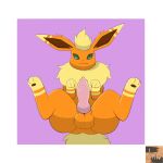  animal_genitalia animal_penis darknsfwindie eeveelution flareon genitals hi_res knot male nintendo penis pok&eacute;mon pok&eacute;mon_(species) presenting_balls solo video_games vovo 