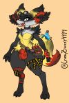  absurd_res anthro ash_(disambiguation) balls bottle braixen bulge choker christomwow clothing dirty explosives eyewear eyewear_on_head genitals goggles goggles_on_head hi_res jewelry male necklace nintendo pok&eacute;mon pok&eacute;mon_(species) solo underwear video_games 