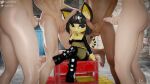  3d_(artwork) absurd_res alley animal_crossing ankha_(animal_crossing) anthro back_alley bell bell_collar black_hair blender_(software) boots choker clothed clothing collar digital_media_(artwork) female fishnet fishnet_legwear fishnet_topwear footwear genitals goth group hair hand_on_head hi_res human imminent_gangbang imminent_sex jewelry legwear looking_at_viewer male male/female mammal marrubi_(artist) necklace nintendo nude penis penis_on_head surrounded video_games 