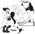  ? anthro balls big_balls big_penis butt caiem charizard duo foreskin genitals huge_balls huge_penis hyper hyper_balls hyper_genitalia hyper_penis lucario male male/male nintendo penis pok&eacute;mon pok&eacute;mon_(species) video_games 