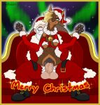  2021 animal_genitalia animal_pussy balls bestiality blonde_hair brown_body brown_fur canid canine canine_pussy canis christmas clothed clothing dobermann domestic_dog duo female feral fur genitals hair halbean hi_res holidays human human_on_feral interspecies male male/female mammal multi_nipple multicolored_body multicolored_fur nipples pawpads penetration penis pepper_(halbean) pinscher pussy santa_claus two_tone_body two_tone_fur vaginal vaginal_penetration 