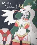  anal anal_masturbation anal_penetration animated anthro bell big_breasts blue_eyes bodily_fluids breasts butt buttplug candy cervid christmas christmas_tree clothing dengon dessert dragon egg_vibrator female food genital_fluids genitals hi_res holidays legendary_pok&eacute;mon licking looking_at_viewer loop mammal masturbation nintendo penetration plant plug_(sex_toy) pok&eacute;mon pok&eacute;mon_(species) pussy pussy_juice reshiram saliva sex_toy sex_toy_in_ass sex_toy_insertion simple_background solo thick_thighs tongue tongue_out tree vibrator vibrator_in_ass video_games zipper 