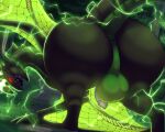  anus astalos backsack balls big_balls big_butt black_body butt butt_focus camychan capcom countershade_tail countershade_torso countershading electricity feral flaccid flying_wyvern genitals glowing glowing_eyes green_balls green_body green_countershading green_wings hi_res huge_balls huge_butt hyper hyper_butt insect_wings looking_at_viewer male membrane_(anatomy) membranous_wings monster_hunter penis presenting presenting_hindquarters purple_mouth red_eyes solo thick_thighs video_games wide_hips winged_arms wings 